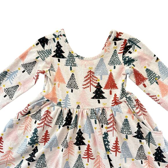 Hanna Andersson Holiday Celebration Skater Dress Size 5 - Picture 2 of 4